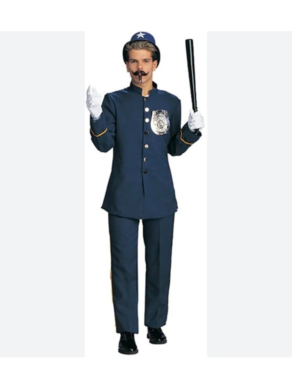 Keystone Cop Cosplay Men Costume Adult Size XL